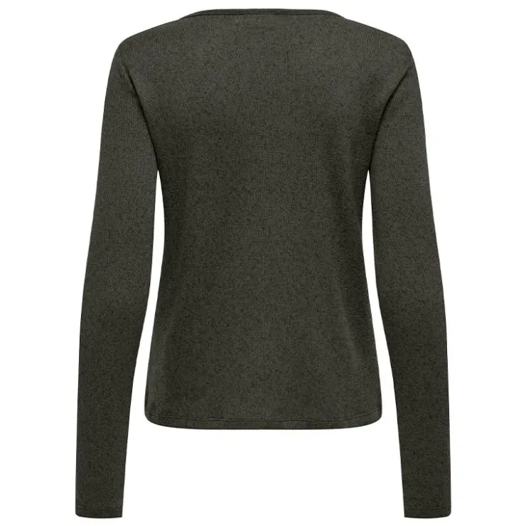 JDY Haut manches longues dentelle décolleté Femme KAKI Online