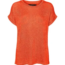 VERO MODA Haut manches tombantes Femme ORANGE Sale