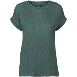 VERO MODA Haut manches tombantes Femme VERT FONCE Clearance