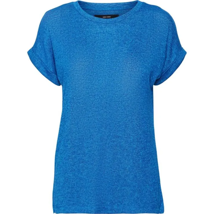 VERO MODA Haut manches tombantes Femme BLEU ROI Hot