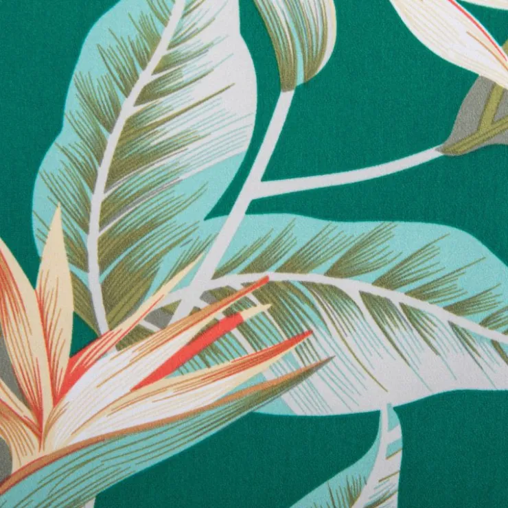 ONLY Haut sans manches col V imprimé tropical Femme VERT Clearance