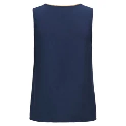 ONLY Haut selina col v kalamata Femme BLEU FONCE Discount