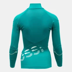 ROSSIGNOL Haut technique ski avec col montant zippé grand logo dos Femme VERT Online