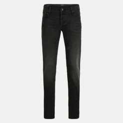 JACK & JONES Jean à boutons black denim glenn taille basse Homme NOIR Sale