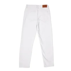 ONLY Jean denim emel taille haute Femme BLANC Discount