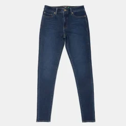DOCKERS Jean brut slim effet délavé Femme BLEU FONCE Best