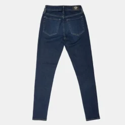 DOCKERS Jean brut slim effet délavé Femme BLEU FONCE Best