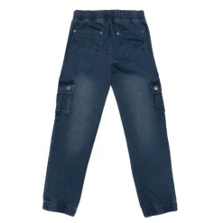 LEE COOPER Jean cargo denim brut effet délavé fille Enfant BLEU New