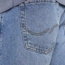 JACK & JONES Jean Chris taille haute relaxed fit Homme BLEU Sale