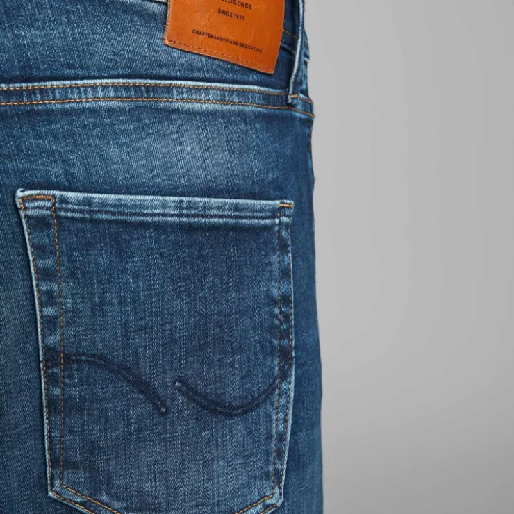 JACK & JONES Jean délavé Homme BLEU FONCE Best