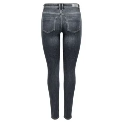 ONLY Jean délavé slim Femme GRIS Clearance