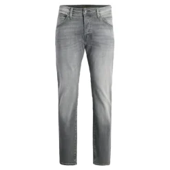 JACK & JONES Jean fuselé mike black denim Homme GRIS Online