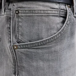 JACK & JONES Jean fuselé mike black denim Homme GRIS Online