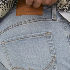 JACK & JONES Jean Glenn délavé taille basse Homme BLEU CLAIR