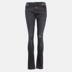 THE NEW DESIGNERS Jean gris à strass Femme NOIR Discount