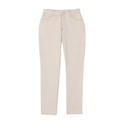 LA PETITE ETOILE Jean jose beige clair droit Femme BLANC ECRU Sale
