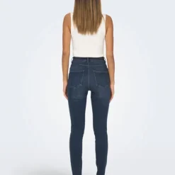 ONLY Jean mila blue black denim skinny Femme GRIS Hot