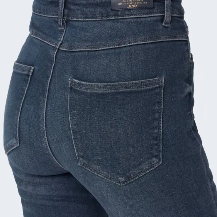 ONLY Jean mila blue black denim skinny Femme GRIS Hot