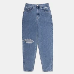 TOMMY HILFIGER Jean mom fit avec trous Femme BLEU Best