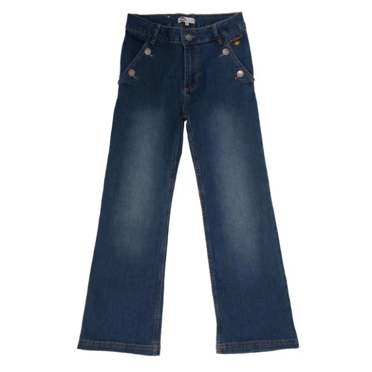 LEE COOPER Jean regular brut délavé Danna Enfant BLEU Discount
