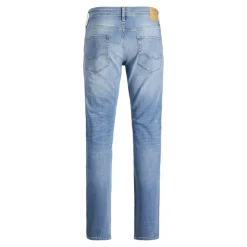 JACK & JONES Jean regular coton Clark denim Homme BLEU Discount