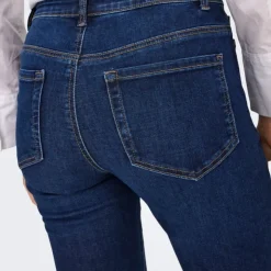 ONLY Jean slim brut Louie zippé Femme BLEU FONCE Online