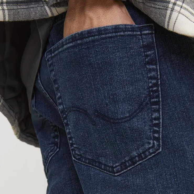 JACK & JONES Jean slim Homme BLEU FONCE New