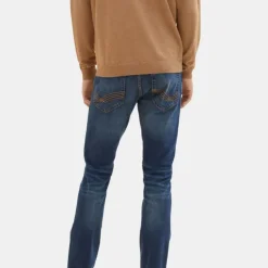 TOM TAILOR Jean slim Josh effet délavé brut Homme BLEU Hot