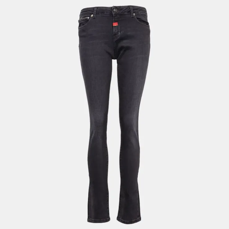 THE NEW DESIGNERS Jean slim taille basse Femme NOIR Discount