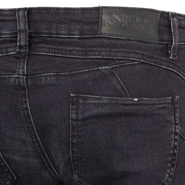 THE NEW DESIGNERS Jean slim taille basse Femme NOIR Discount