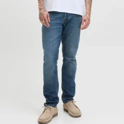 JACK & JONES Jean slim taille basse Glenn Homme BLEU Sale