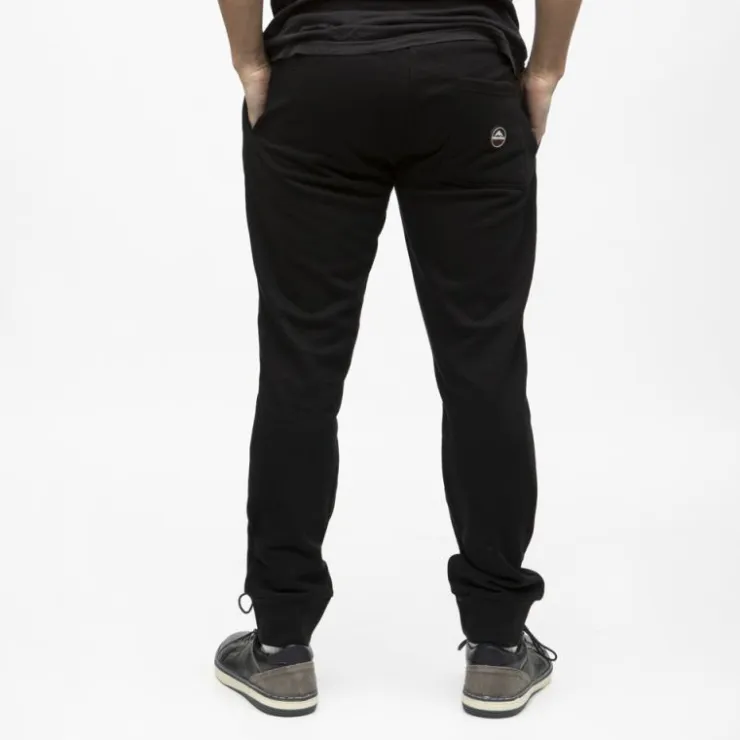 HELVETICA Jogging monaco coton Homme NOIR Clearance