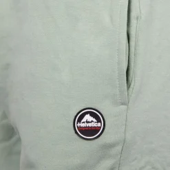 HELVETICA Jogging slim coton avec logo relief Homme VERT CLAIR Best