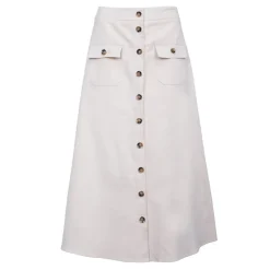 LA PETITE ETOILE Jupe à boutons Jarel mi-longue Femme BEIGE Online