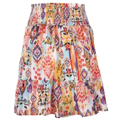 LA PETITE ETOILE Jupe à volants breeze motif mexico Femme MULTICOLORE Best