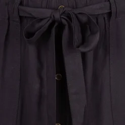 DEELUXE 74 Jupe courte boutonnée élastique Femme NOIR Clearance