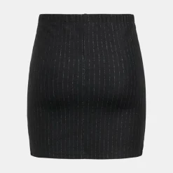 JDY Jupe courte mary fils métalliques Femme NOIR Sale
