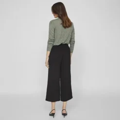 VILA Jupe culotte e avec ceinture viwinnie rasha 14092096 3949 Femme NOIR Hot