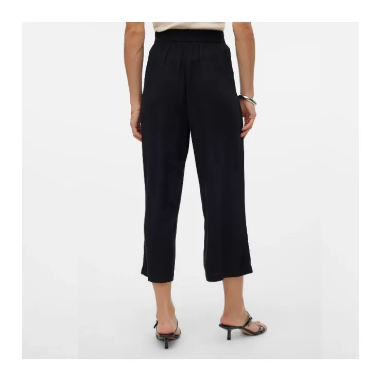 VERO MODA Jupe culotte e taille élastique Femme NOIR Hot