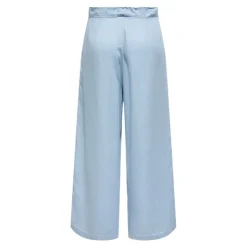 ONLY Jupe culotte évasée taille élastique Femme BLEU CLAIR Sale