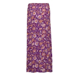 ANTIK BATIK Jupe dandy longue avec imprimé à fleurs Femme VIOLET Online
