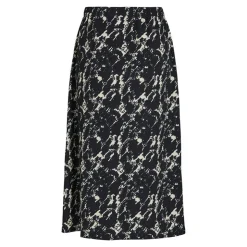 VILA Jupe longue bleue imprimée Femme BLEU FONCE Discount