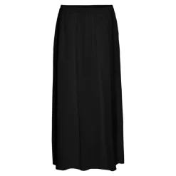 VERO MODA Jupe longue fluide avec fente Femme NOIR