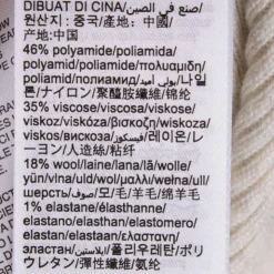 CALVIN KLEIN Jupe longue moulante laine logo fendu arrière Femme BLANC ECRU