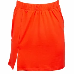 VERO MODA Jupe mi longue droite Femme ORANGE New