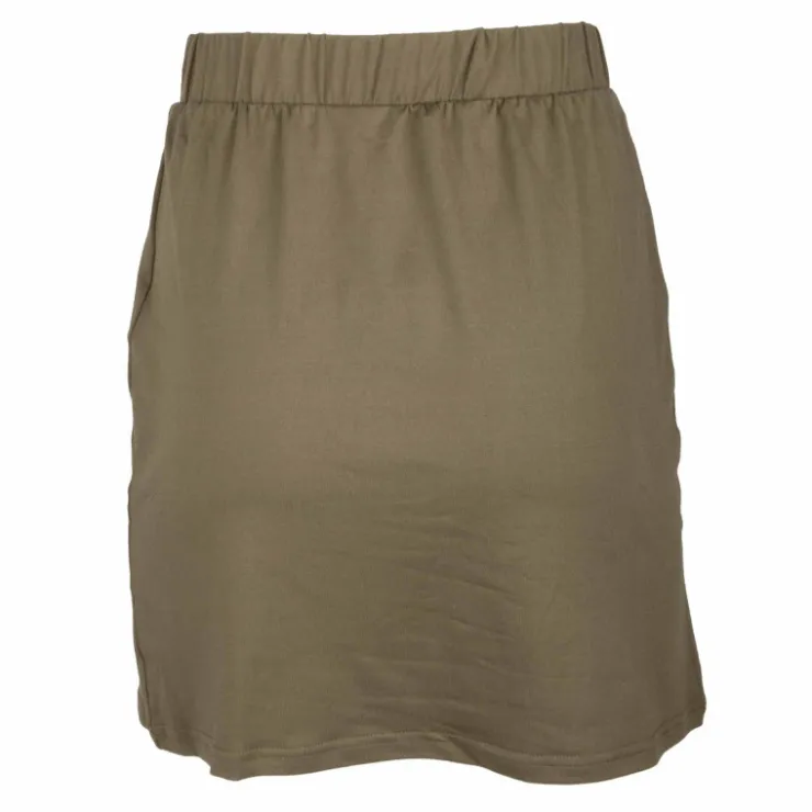 VERO MODA Jupe mi longue droite Femme KAKI Clearance
