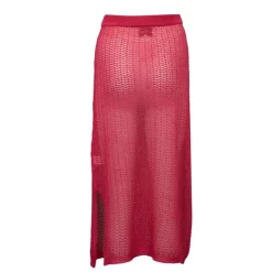 ANTIK BATIK Jupe mi longue shany crochet Femme ROSE Best