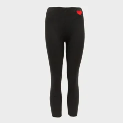 CHANTAL THOMASS Legging fourré myrta avec coeur brodé rouge Femme NOIR Online
