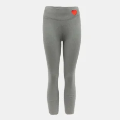 CHANTAL THOMASS Legging fourré myrta avec coeur brodé rouge Femme GRIS CLAIR Sale
