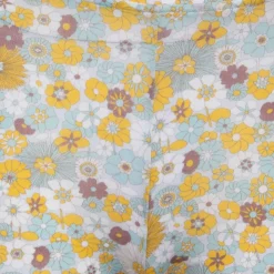 ANTIK BATIK Legging martina évasé vintage à fleurs Femme JAUNE CLAIR Discount